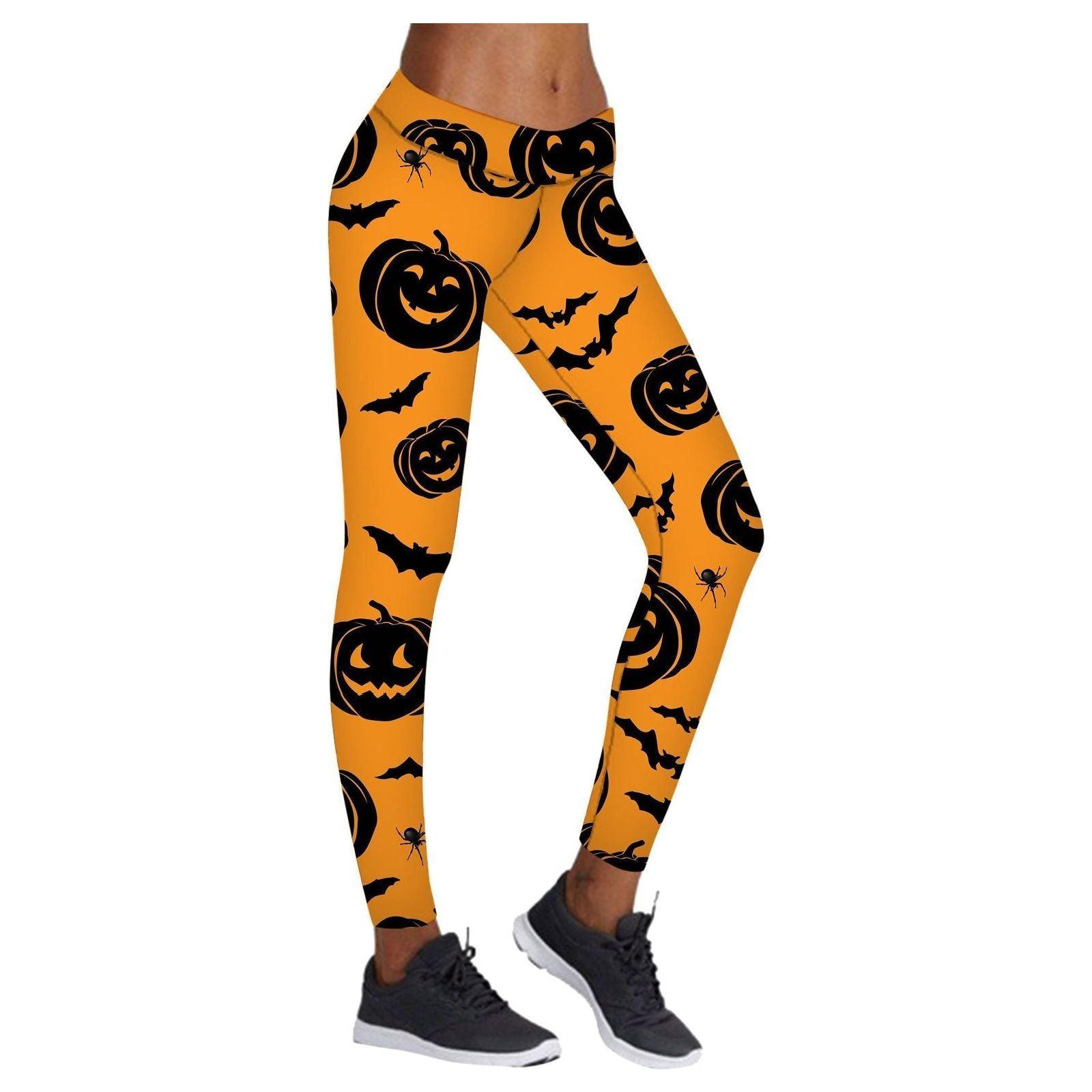 Printed Leggings Halloween Sports Yoga Pants High Stretch Pencil Pants
