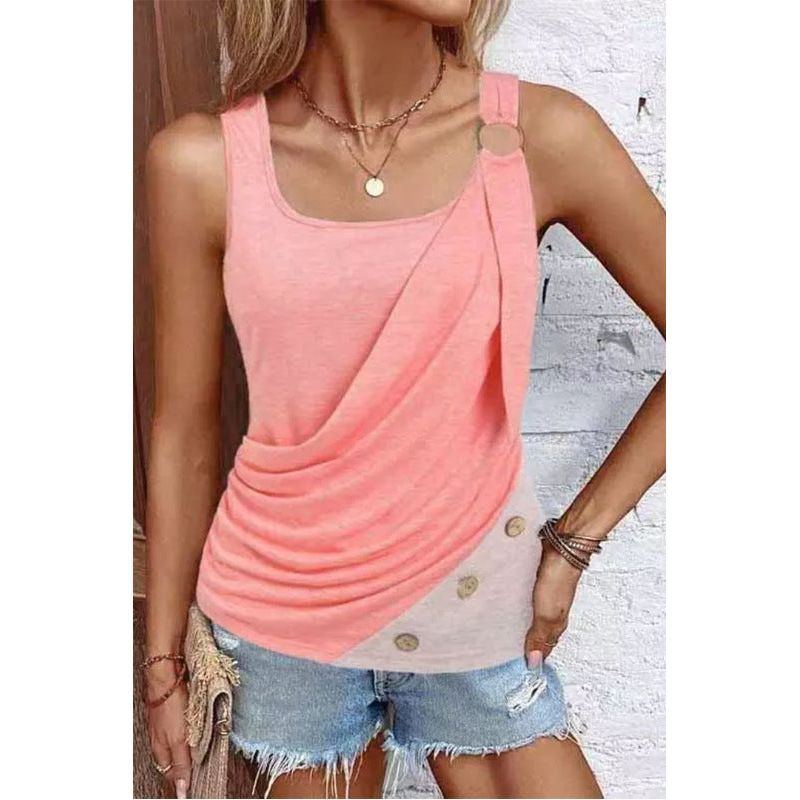 Fashion Women's Button Vest Camisole