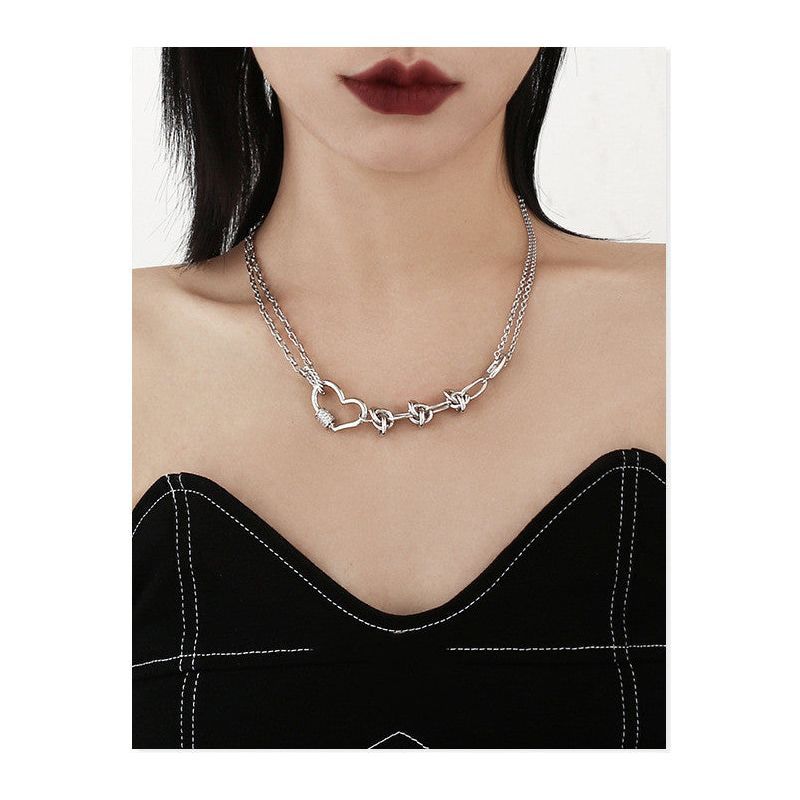 Women's Fashionable Elegant Hip Hop Sweater Clavicle Chain - Jointcorp
