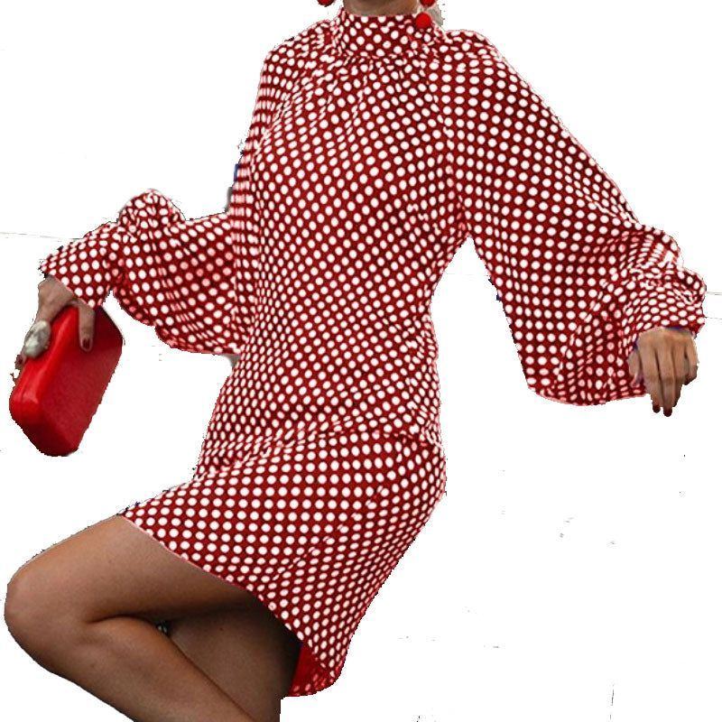 New Fashion Polka-dot Print Dresses For Spring And Autumn - Jointcorp