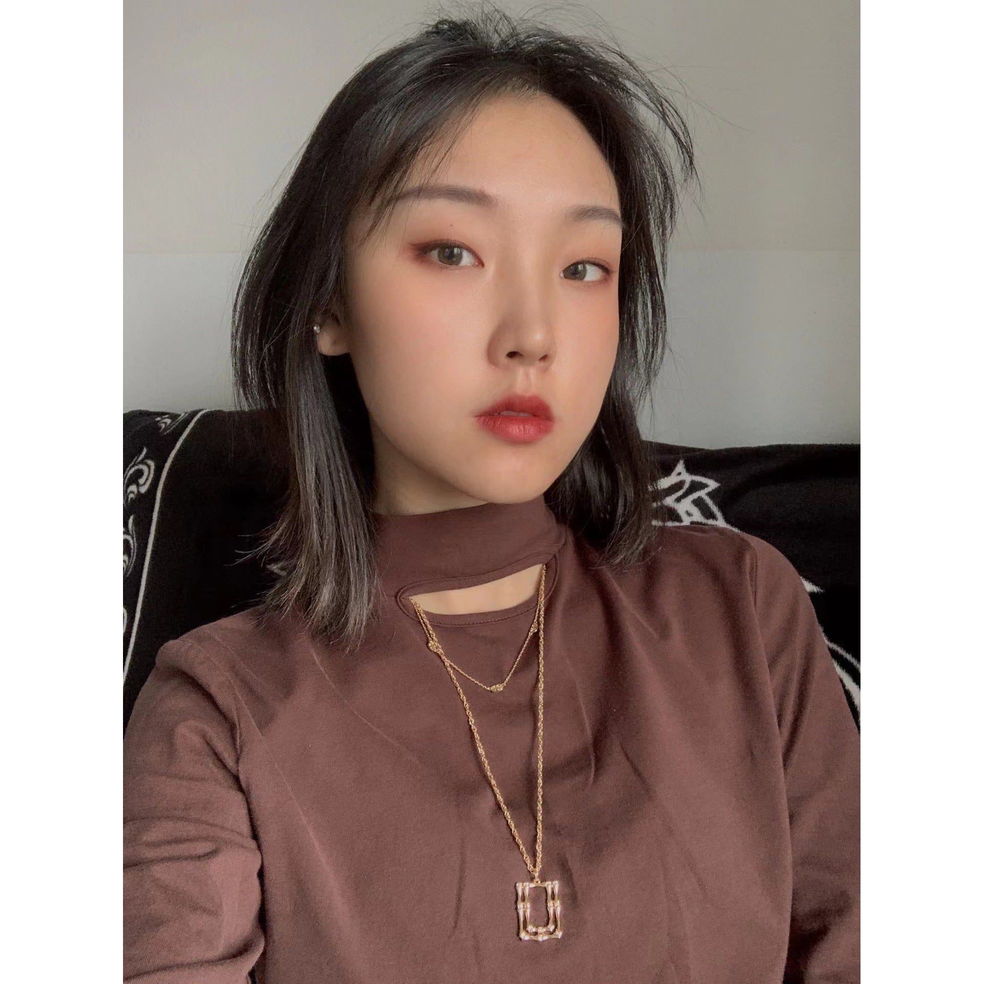 Copper Plating 18k Golden Sweater Chain High-grade Female - Jointcorp