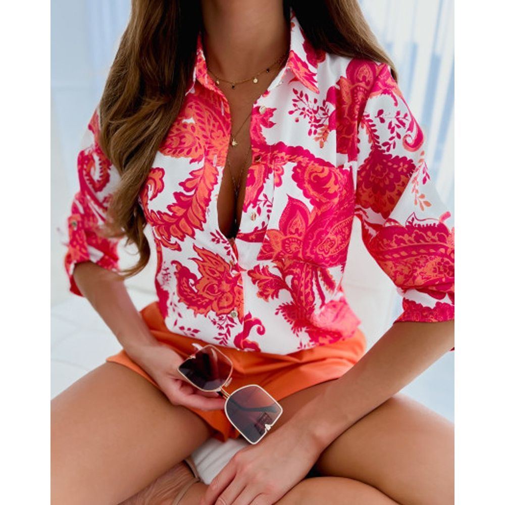 Fashion Long Sleeve Printed Shirt
