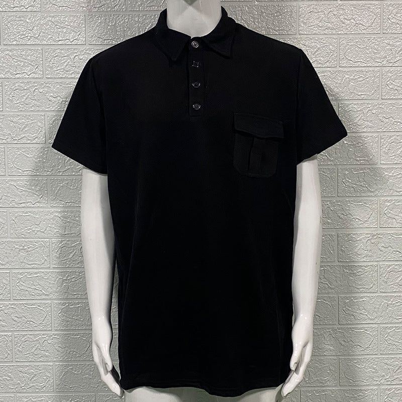 Men's Slim-fit Pocket Short-sleeved Sweater - Jointcorp
