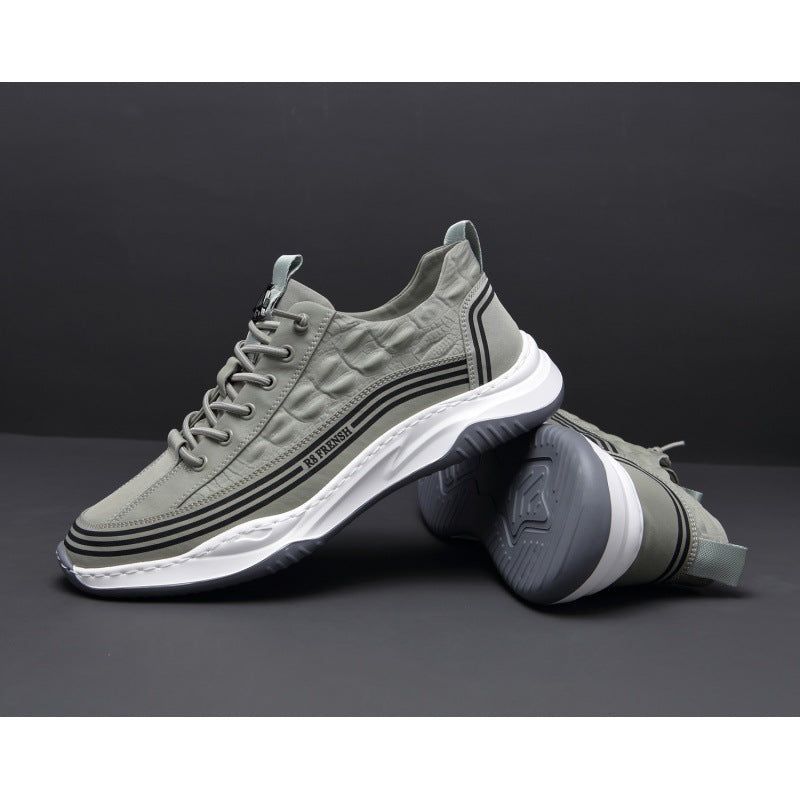 Fashion Summer Ice Silk Casual Men's Shoes