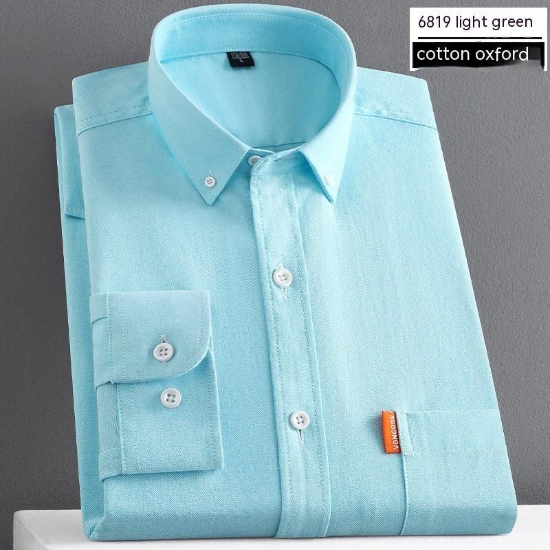 Men's Shirt Long Sleeve Pure Cotton Coat - Jointcorp