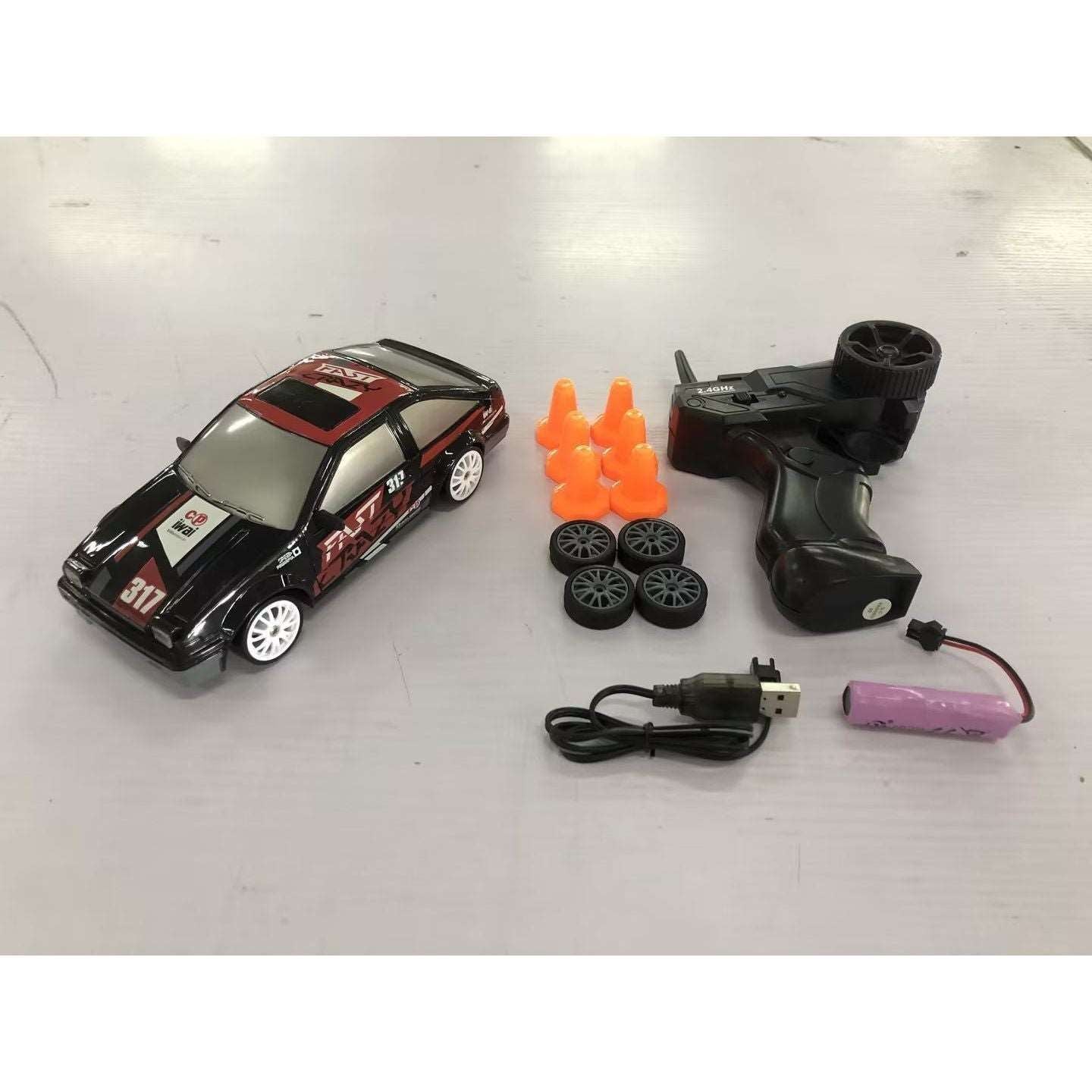 2.4G Drift Rc Car 4WD RC Drift Car Toy Remote Control GTR Model AE86 Vehicle Car RC Racing Car Toy For Children Christmas Gifts