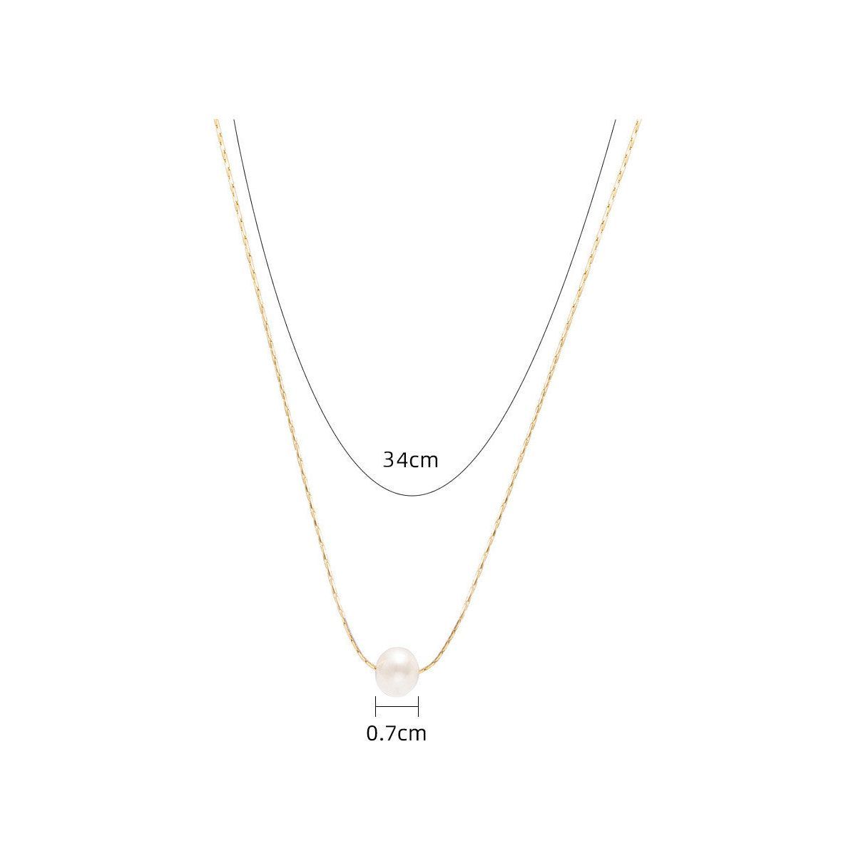 Women's Stylish Simple And Versatile Titanium Steel Pendant Necklace - Jointcorp