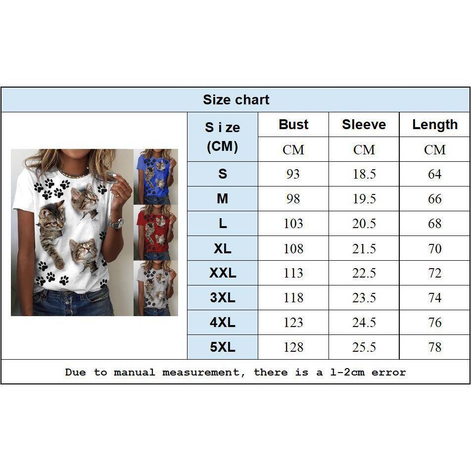 Animal Print Short Sleeve Round Neck T-shirt - Jointcorp