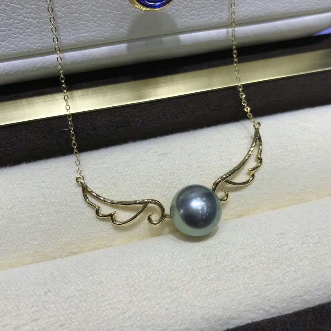 18k Gold Pendant Holder DIY Angel Wings Jewelry Accessories - Jointcorp