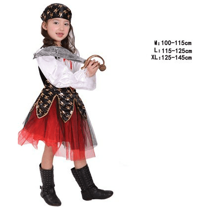 Halloween children's pirate costume