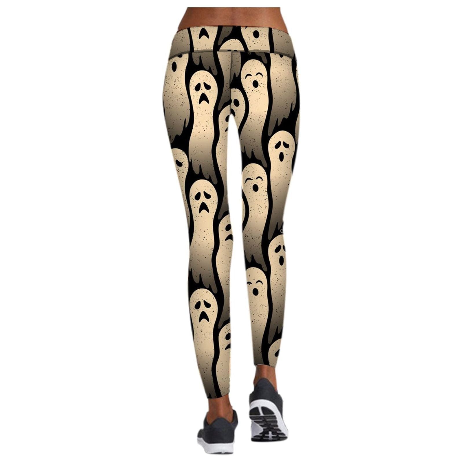 Printed Leggings Halloween Sports Yoga Pants High Stretch Pencil Pants
