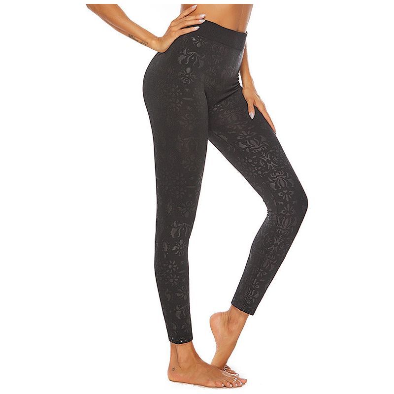 Printed seamless tights fitness pants sports yoga leggings - Jointcorp