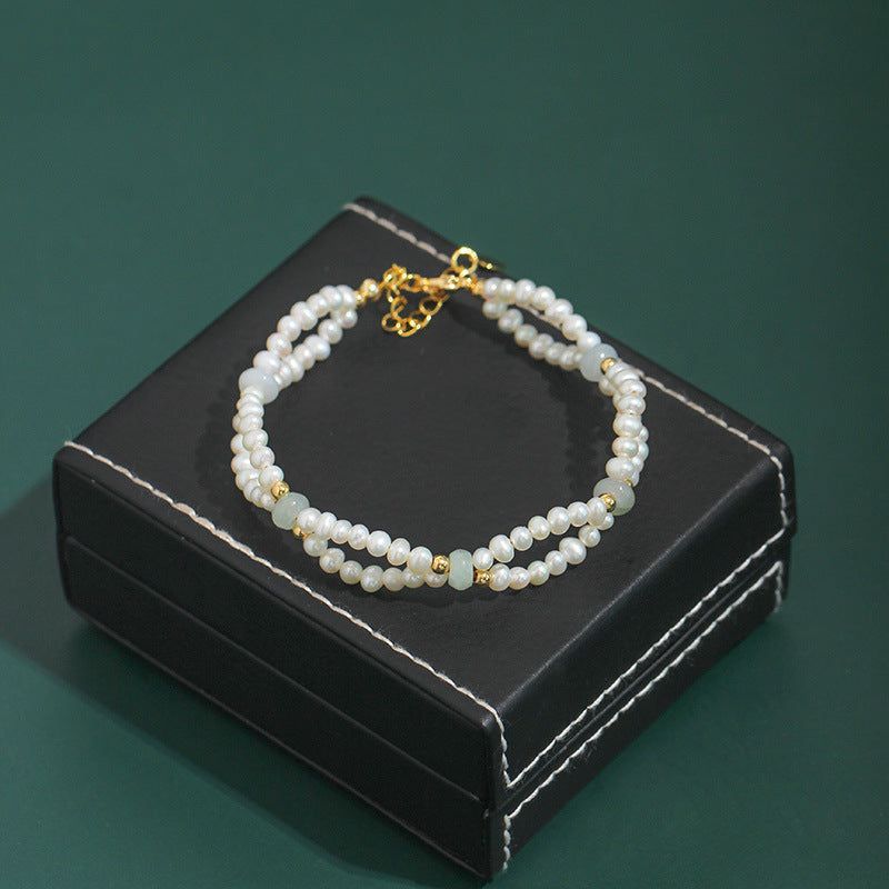 Woven Handmade Freshwater Pearl Bracelet - Jointcorp