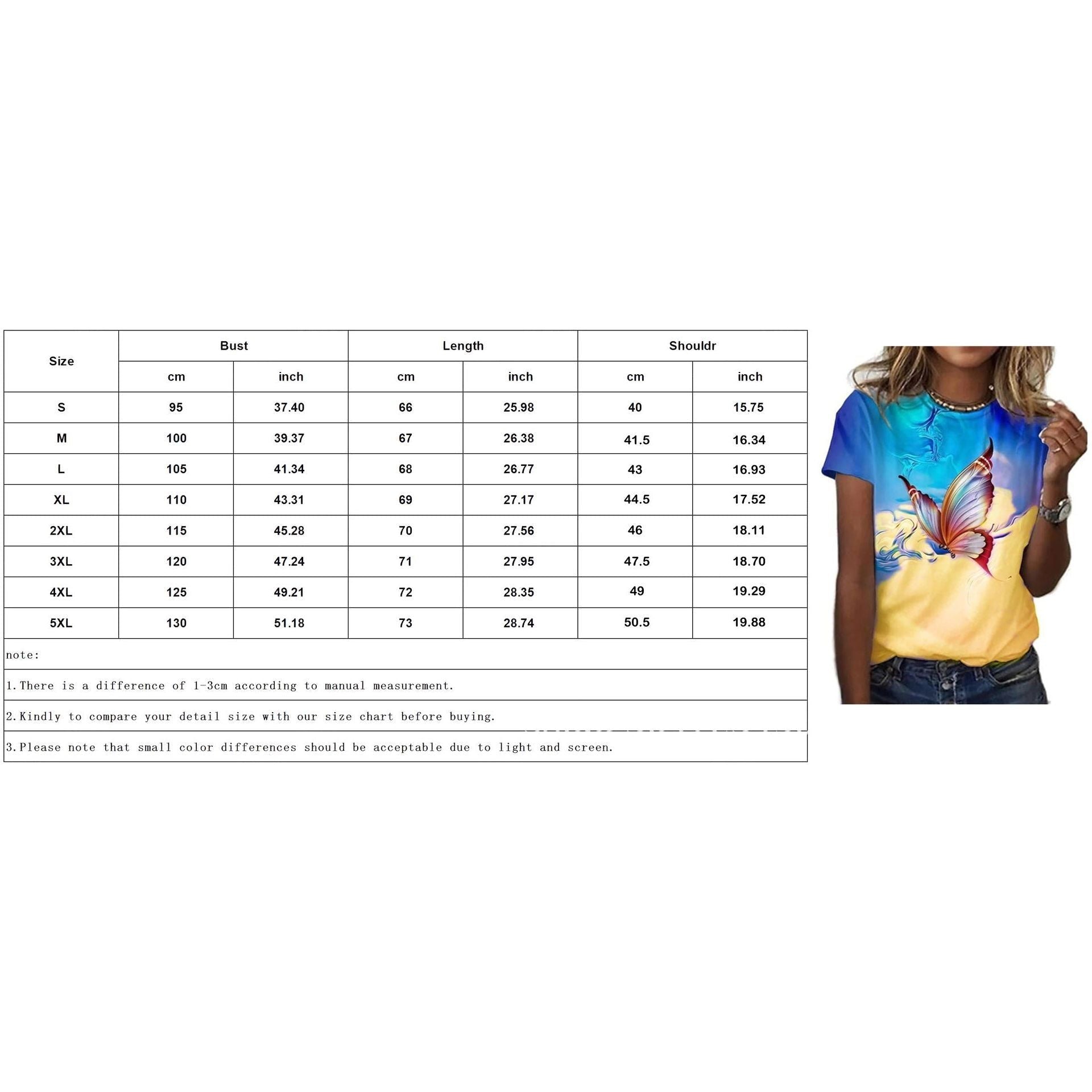 European And American Round Neck Printed Pullover Loose Large Size Short Sleeve