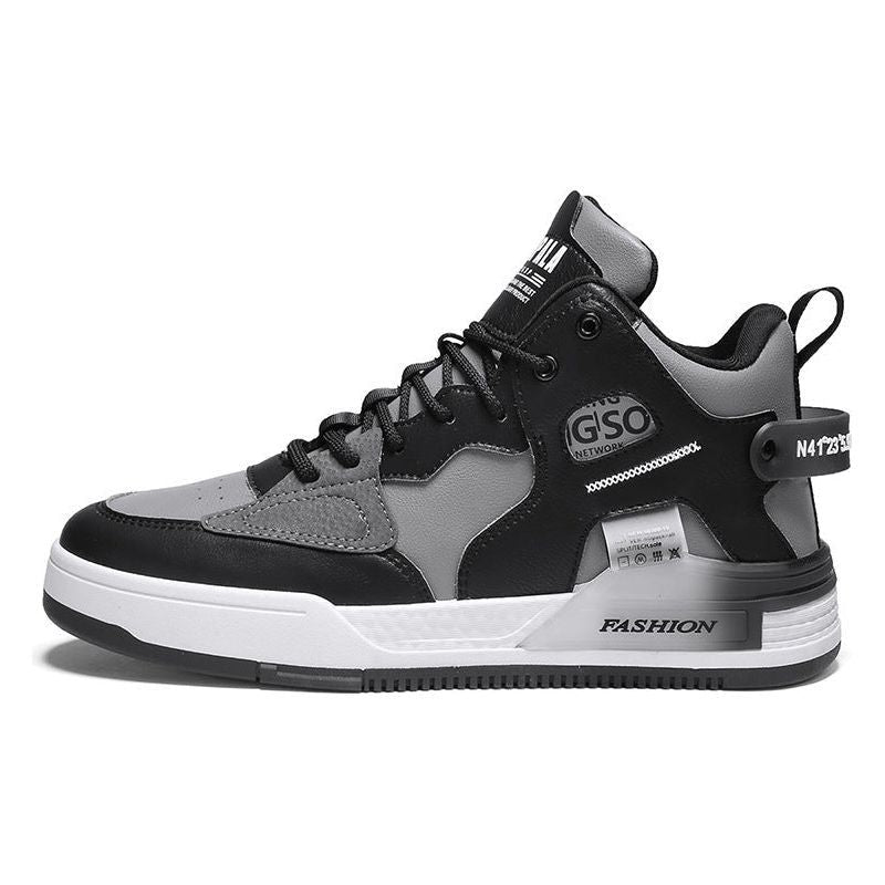 Men's Canvas High-top Sports Casual Shoes - Jointcorp
