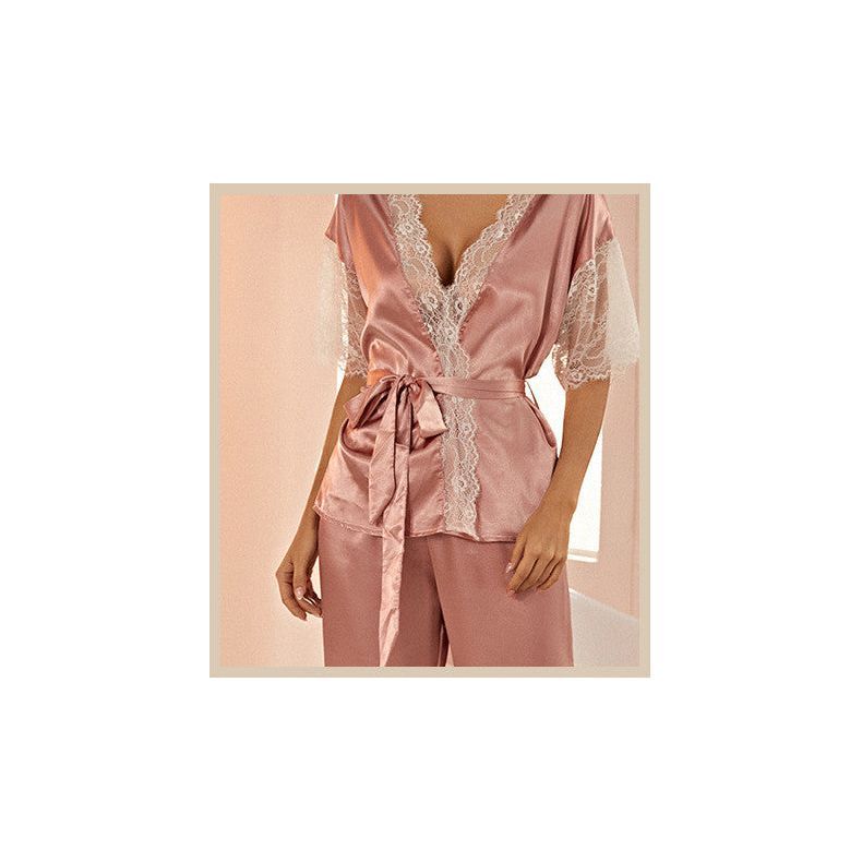 Silk Pajamas Suit For Home And Leisure - Jointcorp