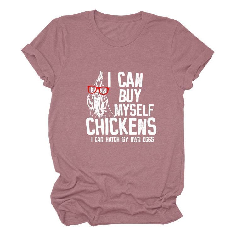 Printed Loose Short-sleeved T-shirt