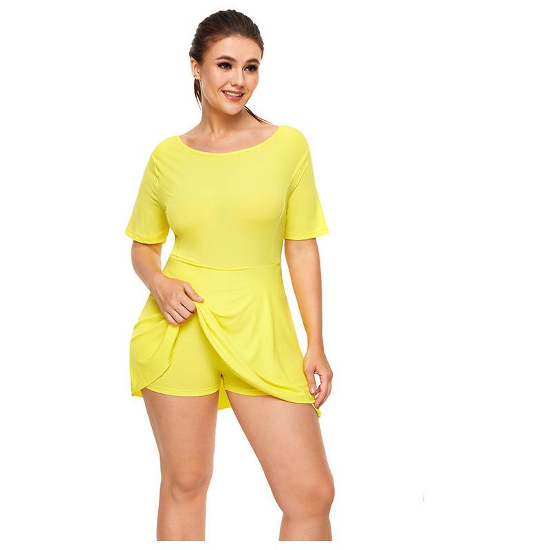 Tennis Dresses With Safety Pants Women Backless Golf Mini Sport Dress - Jointcorp