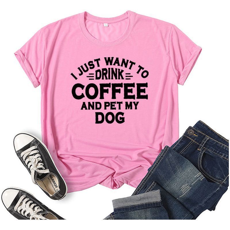 Printed Short Sleeve Round Neck T-shirt