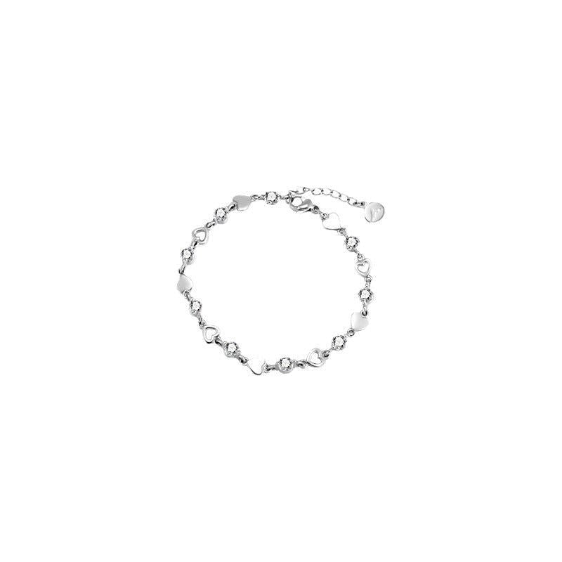 Simple Special-interest Design Hollow Heart-Shaped Bracelet - Jointcorp