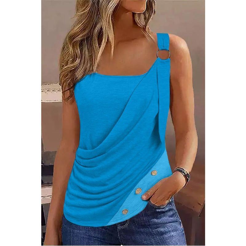 Fashion Women's Button Vest Camisole