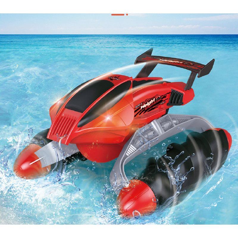 Waterproof Amphibious Wireless Remote Control Electric Speedboat