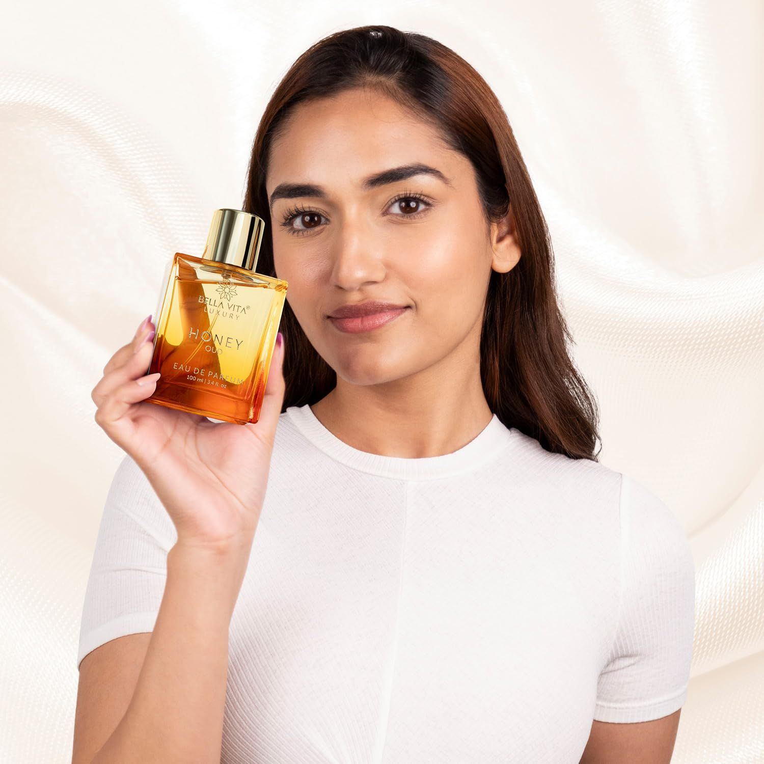 Bella Vita Luxury Honey Oud Eau De Parfum Unisex Perfume for Men & Women with Patchouli, Vanilla, Bergamot | Floral, Spicy EDP Fragrance Scent, 100 Ml