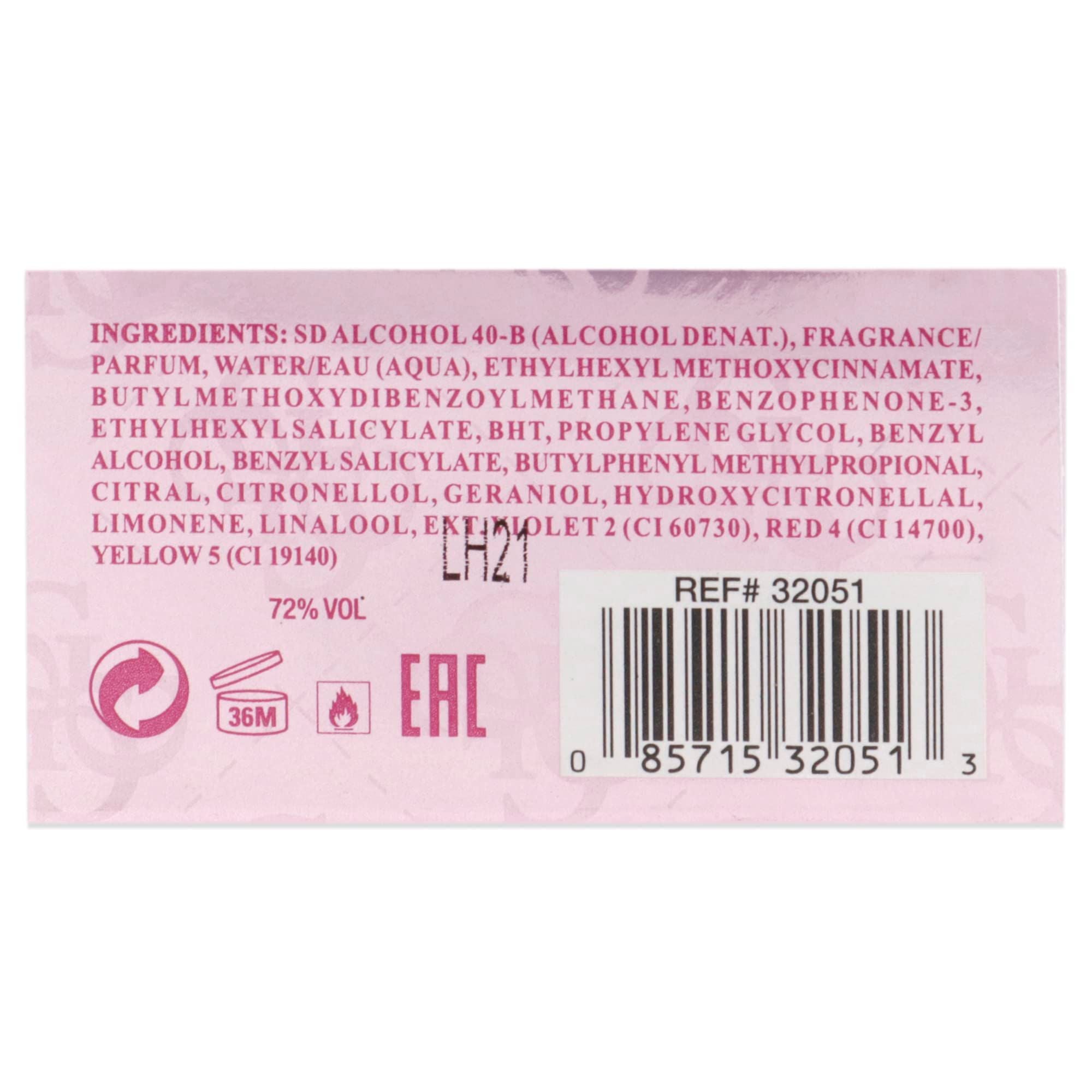 Guess perfume - pink by perfumes for women eau de parfum, 75ml