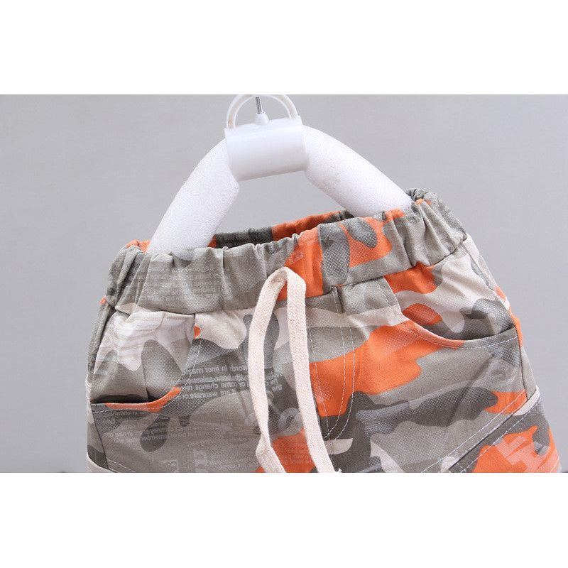 Boys' Casual Children's Children's Clothing Casual Short-sleeved Shorts