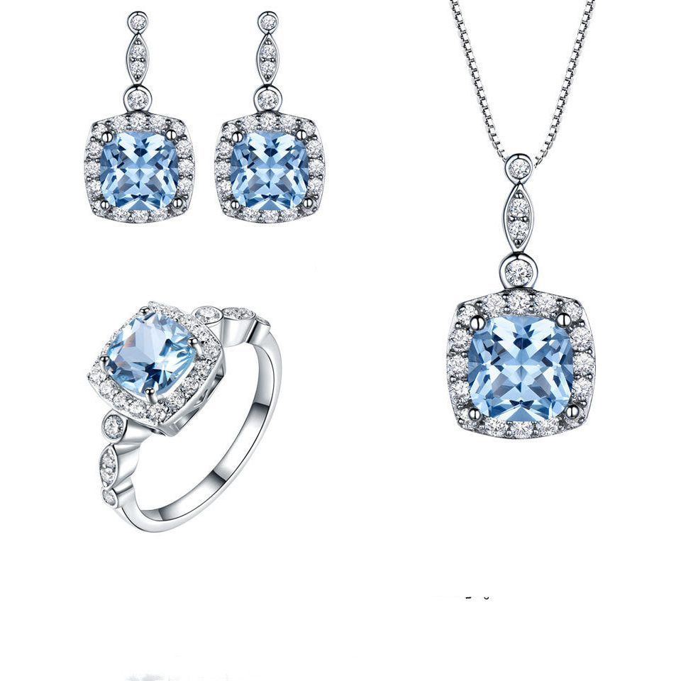 Blue Topaz jewelry set - Jointcorp