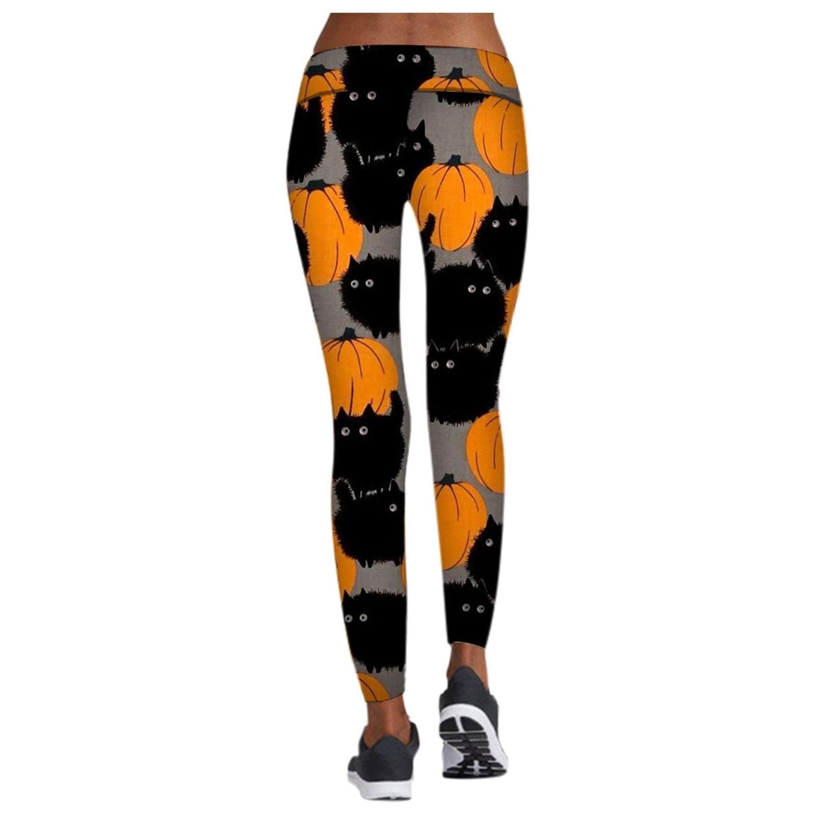 Printed Leggings Halloween Sports Yoga Pants High Stretch Pencil Pants - Jointcorp