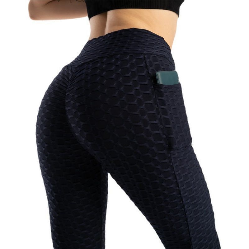 Fitness Yoga Pants Women Leggings With Pocket Running Sports - Jointcorp