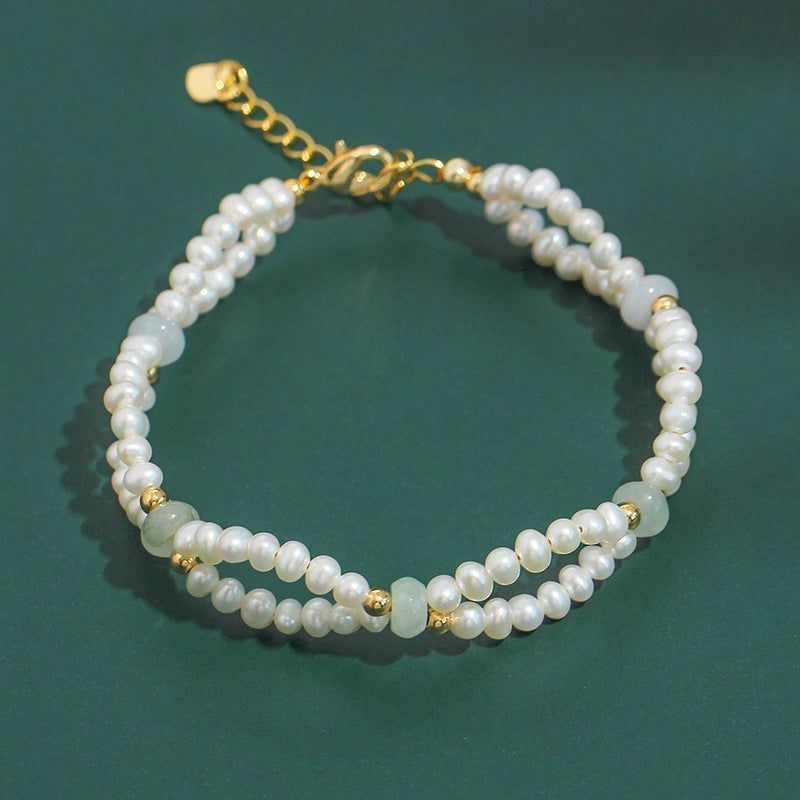 Woven Handmade Freshwater Pearl Bracelet - Jointcorp