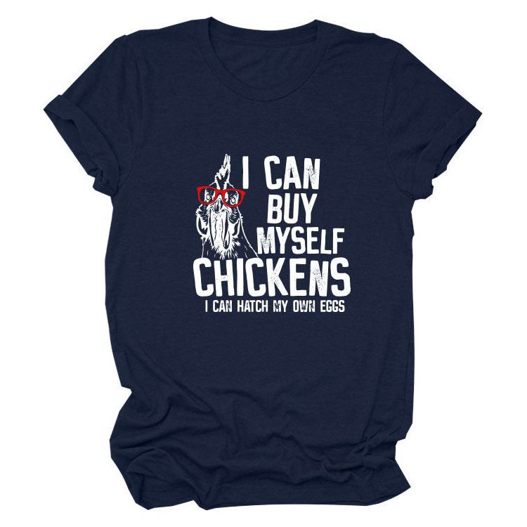 Printed Loose Short-sleeved T-shirt