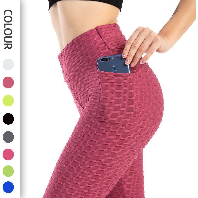 Fitness Yoga Pants Women Leggings With Pocket Running Sports - Jointcorp