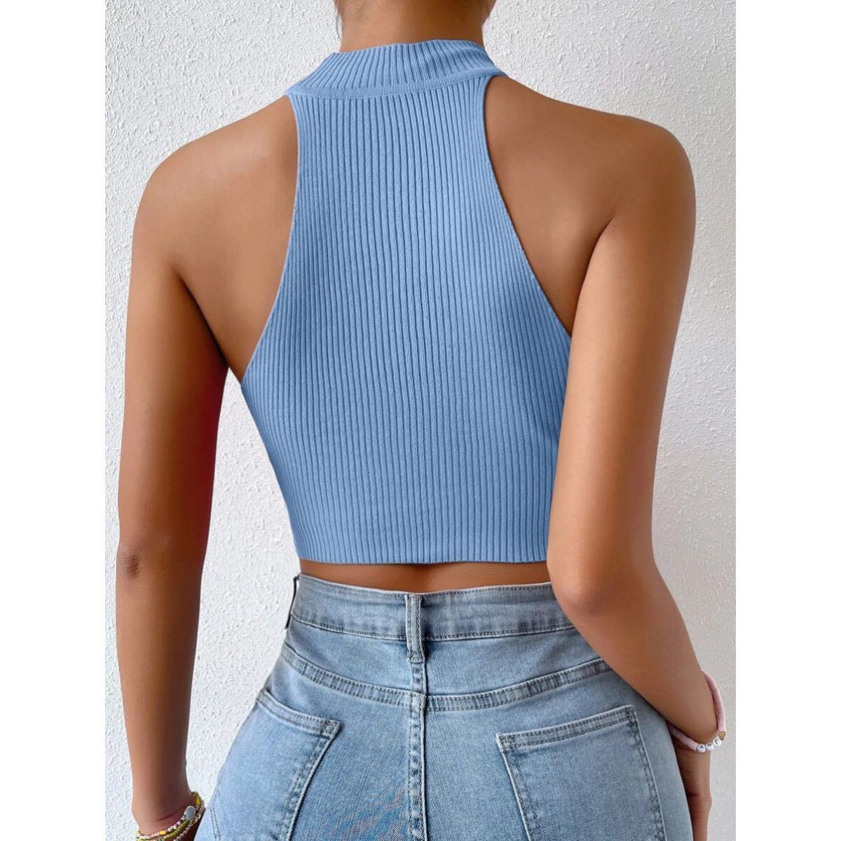 Hot Girl Style Camisole Top Knitted Vest For Women