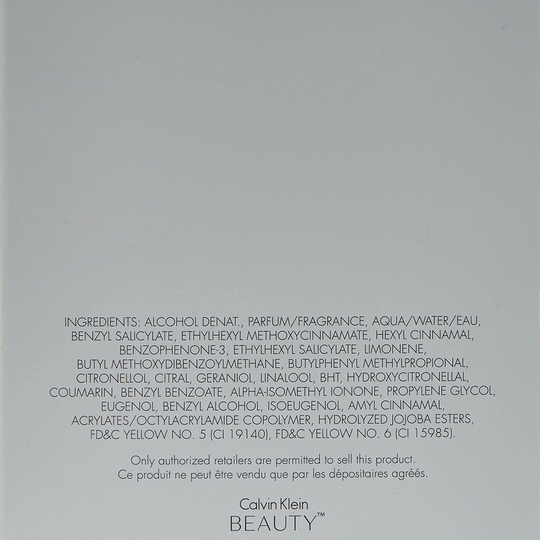 Calvin Klein Beauty Perfume for Women Eau De Parfum 100ML