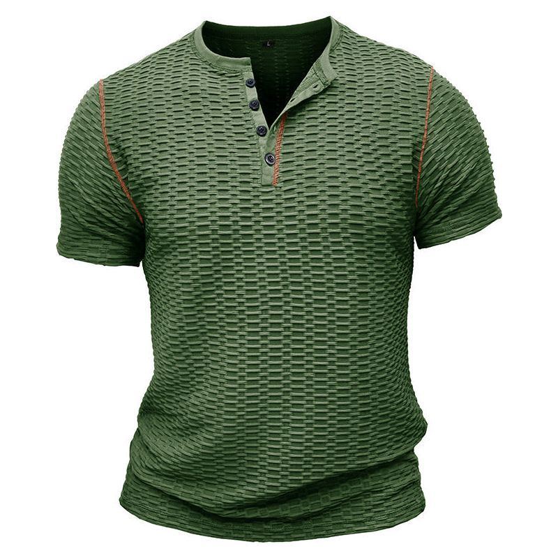 Summer Men's Sports Fitness Slim Fit Breathable Short Sleeve T-shirt Top - Jointcorp