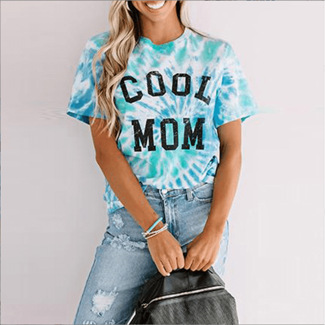 European And American Digital Printing Short-sleeved Women's Summer Loose T-shirt - Jointcorp