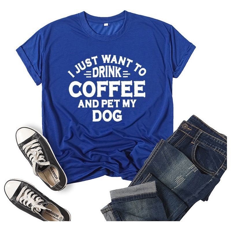 Printed Short Sleeve Round Neck T-shirt