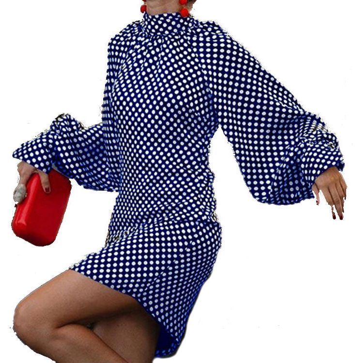 New Fashion Polka-dot Print Dresses For Spring And Autumn - Jointcorp