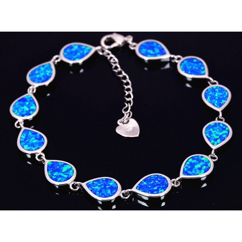8mm Rhinestone Bracelet Fashion Round Drop Shape Bracelet - Jointcorp