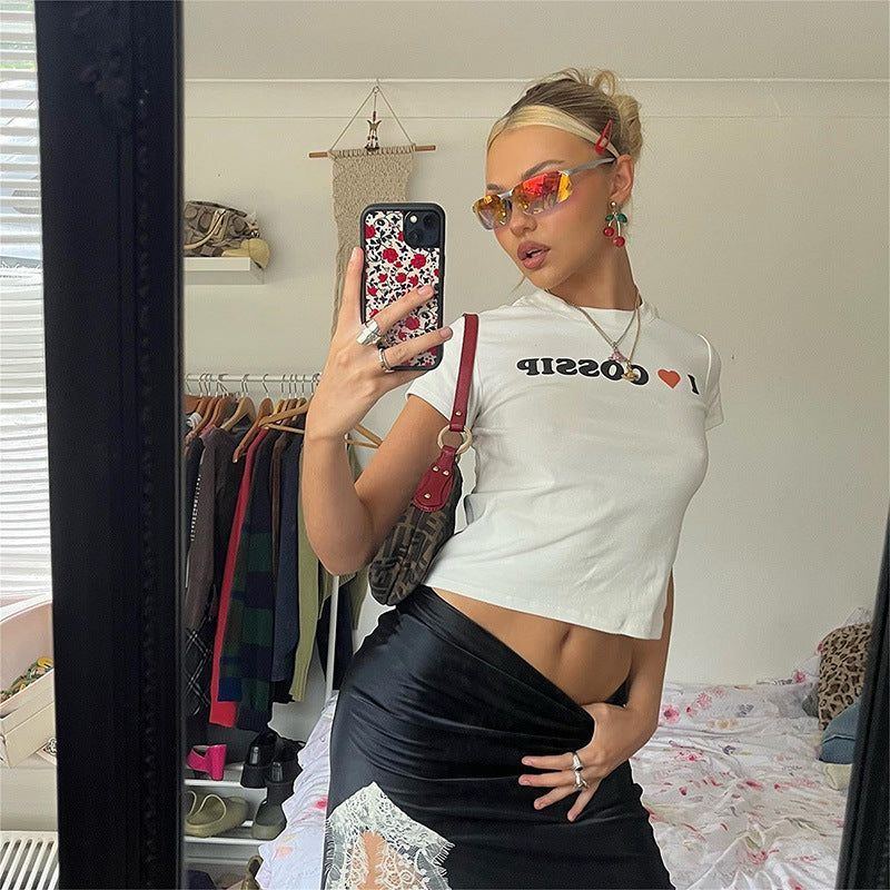 Women's Short-sleeved Letter Print Summer - Jointcorp