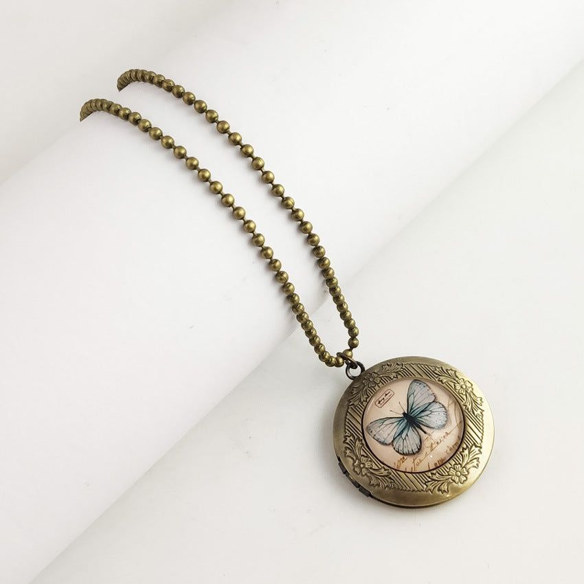 Fashion Vintage Butterfly Tower Necklace - Jointcorp