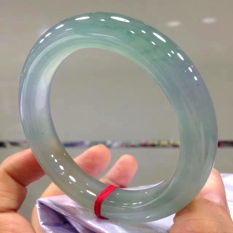 Women's Fashion Permeable Round Bar Jade Bracelets - Jointcorp