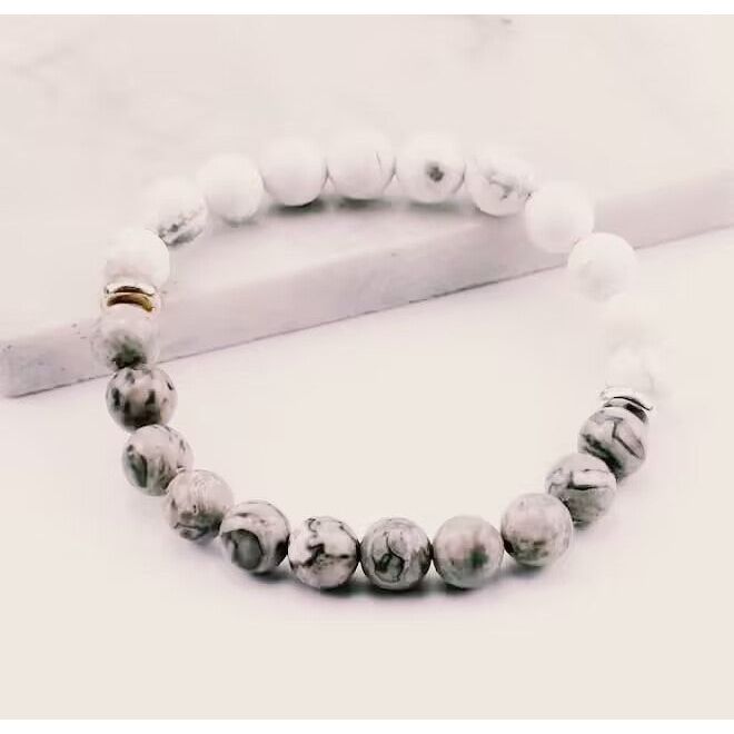 Agate Beads Filament Bracelet - Jointcorp