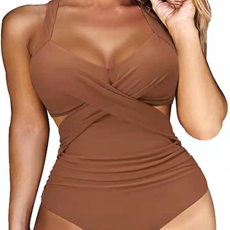 Multicolor Split Bikini Ladies Swimwear