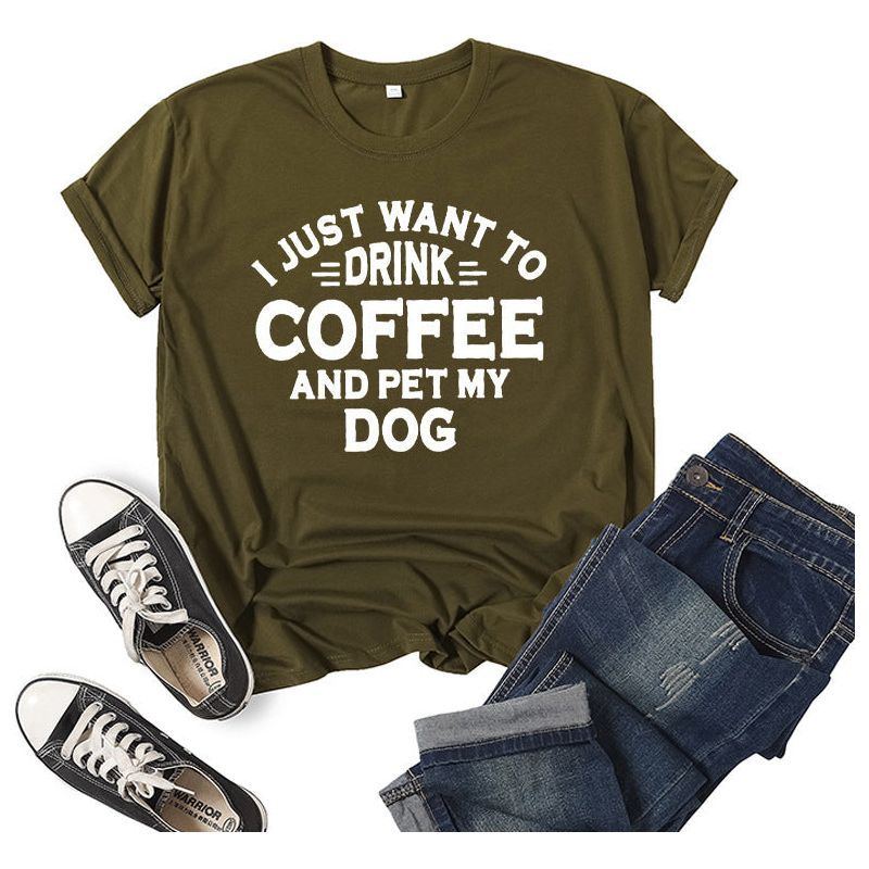 Printed Short Sleeve Round Neck T-shirt