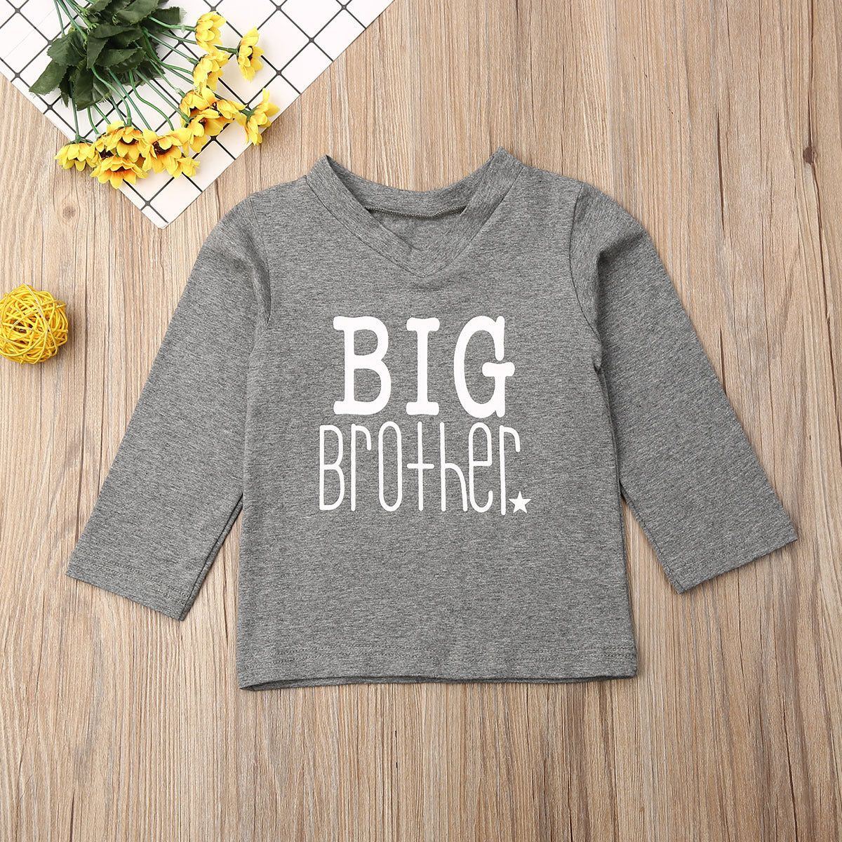 Letter Long-sleeved T-shirt Male Baby Jumpsuit