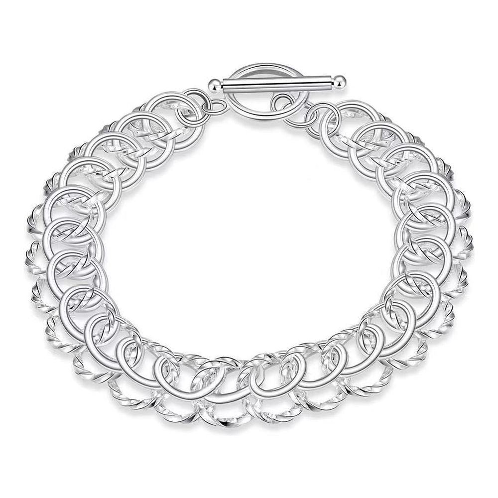 European And American Centipede Bracelet Ring Silver Plated Jewelry - Jointcorp